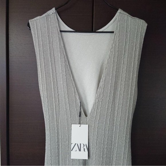 Zara medium Gray Dress - Picture 1 of 4